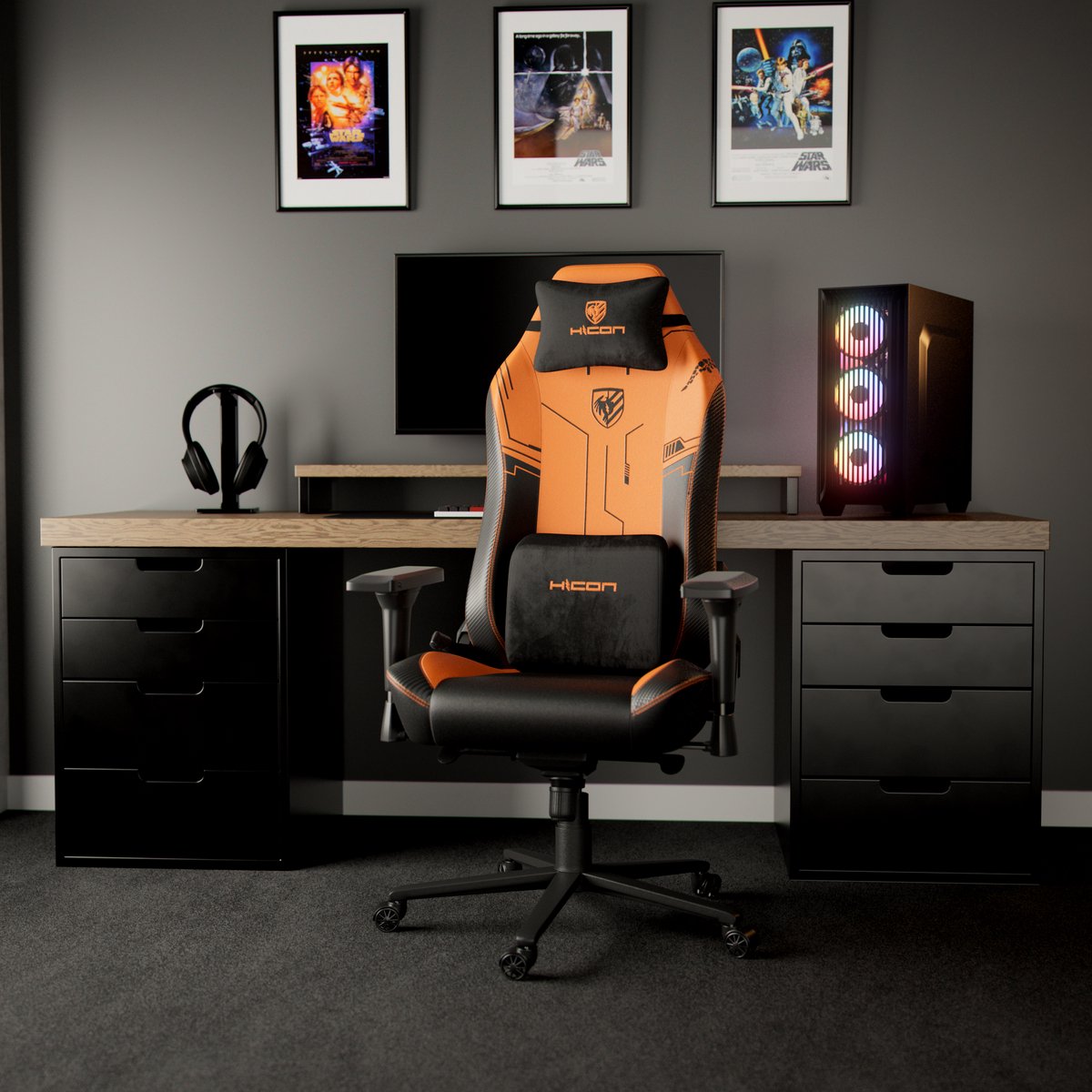 Gamestoel - Gaming Stoel - Gaming Chair - Game Stoel - HICON - afbeelding 3
