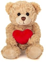 Teddybeer tommy bruin 100 cm knuffelbeer pluche beer valentijnsdag cadeau kado - speelgoed kopen? | Korting tot 20