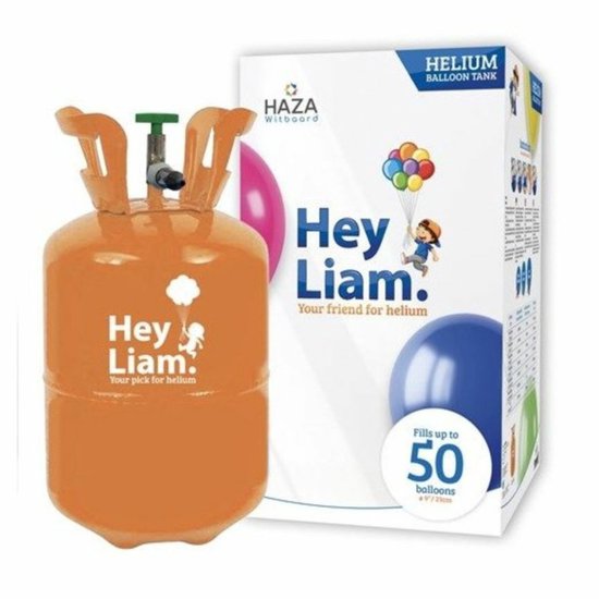 Helium gas tank/cilinder - voor ca. 50 ballonnen/22 folieballonnen - ballonnen laten zweven