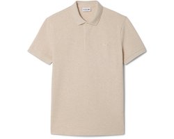 Lacoste Paris Stretch Pique Polo Regular Fit - grijs beige
