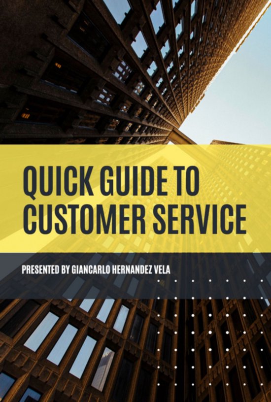 Quick Guide To Customer Service - cover