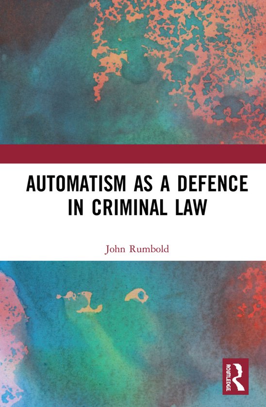 Automatism as a Defence - cover