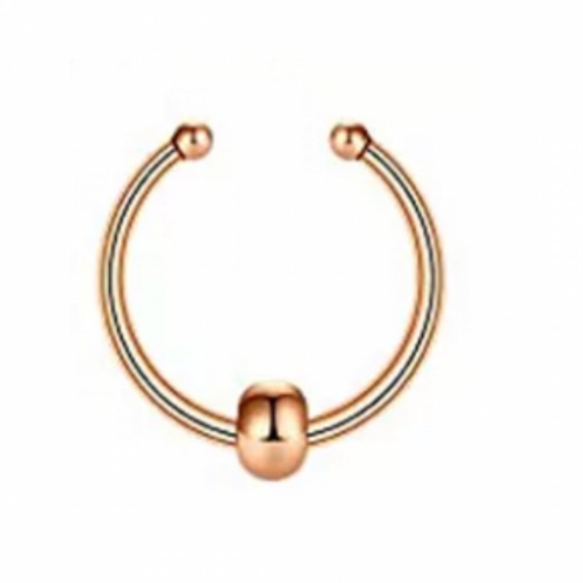 Fake-Neusring-Rose gold kleur - Charme Bijoux