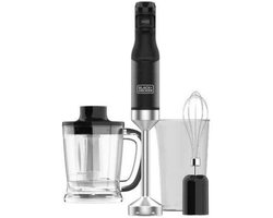 Black+Decker BXHBA1501E - Staafmixer - 1500W - Traploze Snelheid - RVS Messen