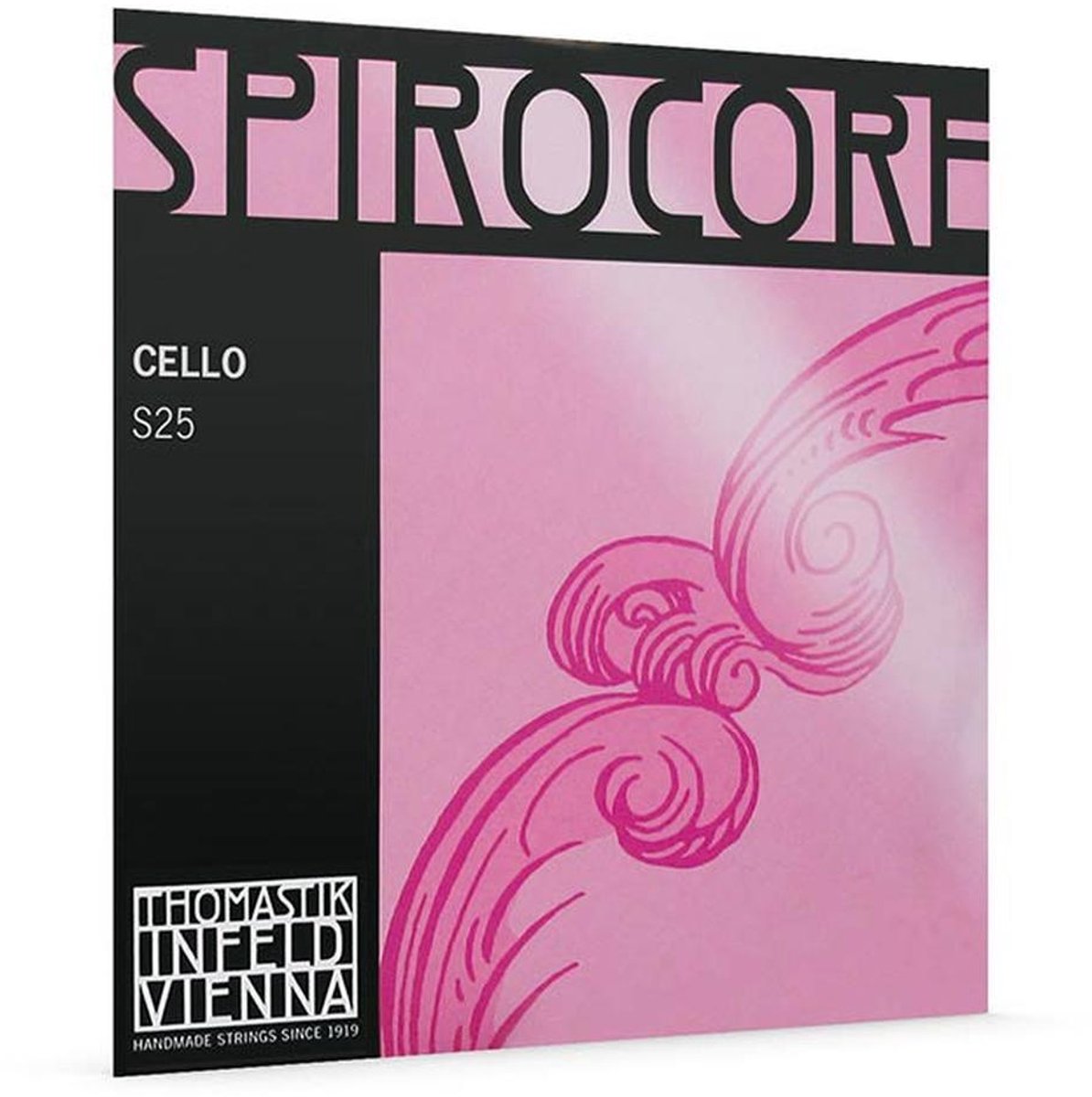 Thomastik Infeld TH-S-25 cello string A-1 4/4 medium, spiral core, chrome