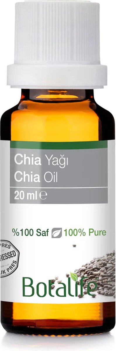 Botalife - Chia Olie - 100% Puur & Natuurlijk - Koudgeperste Olie - 20 ml