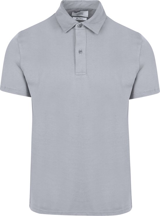King Essentials The James Poloshirt Grijs - Maat XL - Heren - Polo shirt Heren met Korte mouw