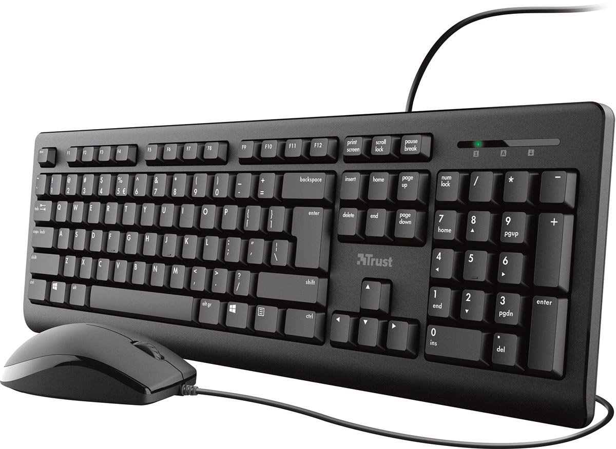 Trust Primo Toetsenbord en Muis set QWERTY