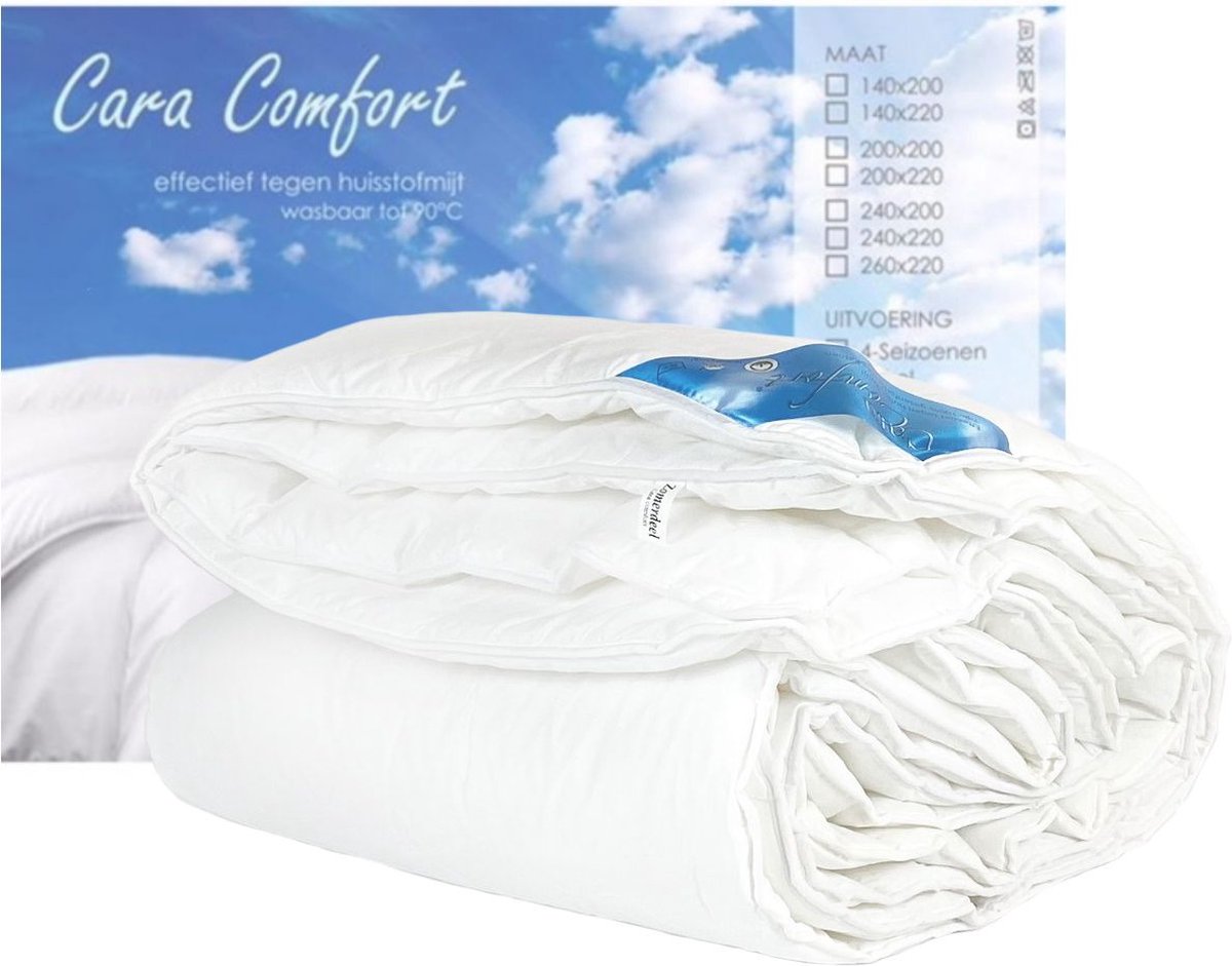 Cara Comfort 4-Seizoenen Dekbed - Tweepersoons - Extra Lang - 200x220 cm
