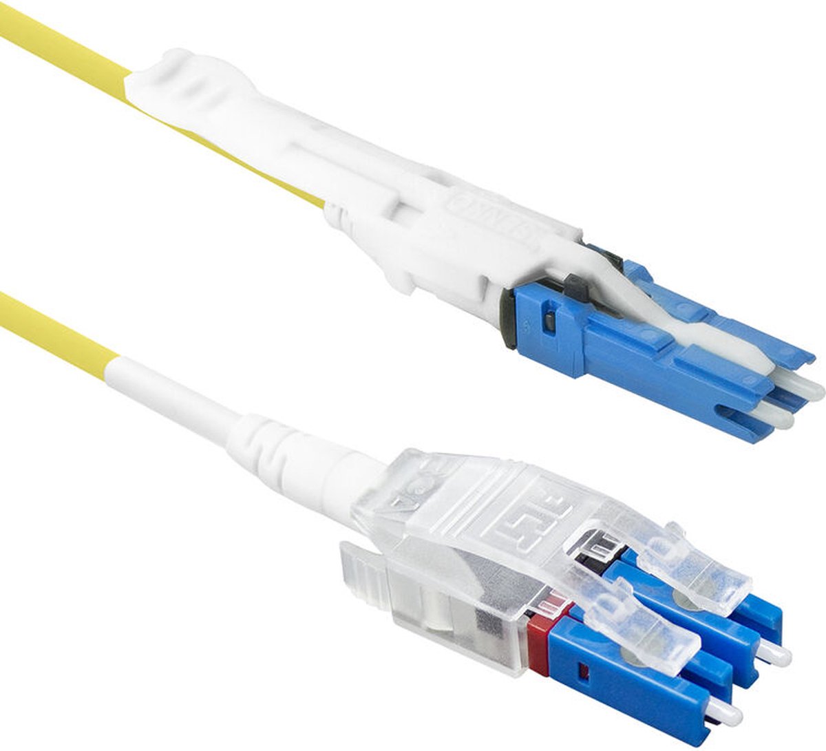 ACT RL1107 Glasvezel Patchkabel | Singlemode 9/125 OS2 Polarity Twist uniboot duplex | CS - LC connectoren | 7 meter