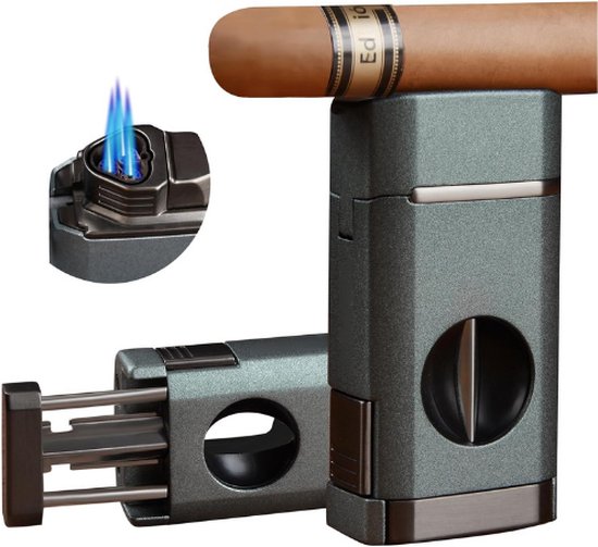 Sigarenaansteker Cohiba incl. boor in zwart - Beschikbaar bij