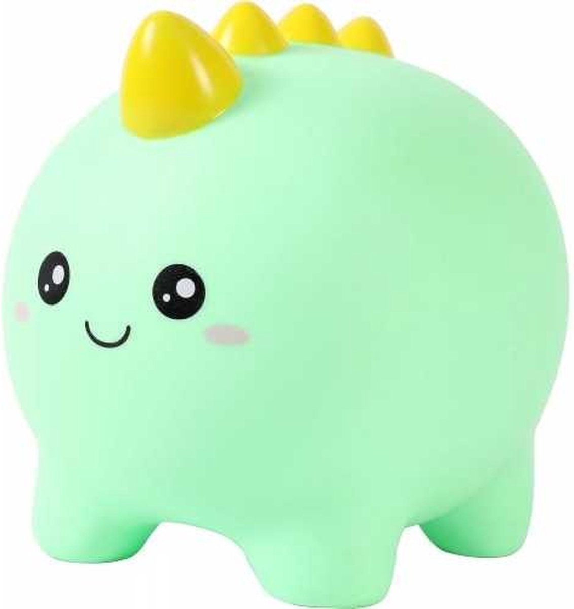 I-total Spaarpot "Dino" - onbreekbaar - spaarpot -PVC - educatief - groene spaarpot