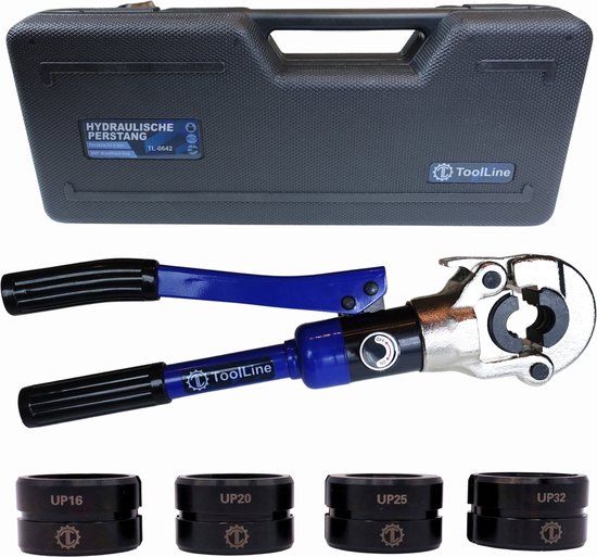 TH16 20 26 32 Professionele perstang klemkop persbekken gehard staal met TH contour voor composietbuis