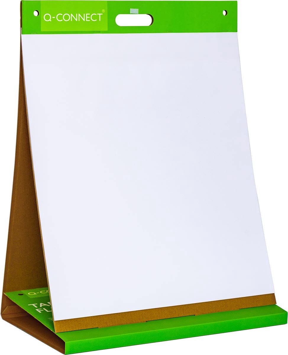 Q-CONNECT tafelflipchart, zelfklevend, ft 508 x 584 mm, 20 vel 2 stuks