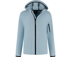 Travelin' Bryndis - Dames outdoorvest - Met capuchon - Lichtblauw