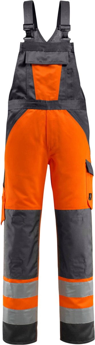 Mascot Safe Light Amerikaanse overall met kniezakken 15969-948 - hi-vis oranje/donkerantraciet - C50 - 82
