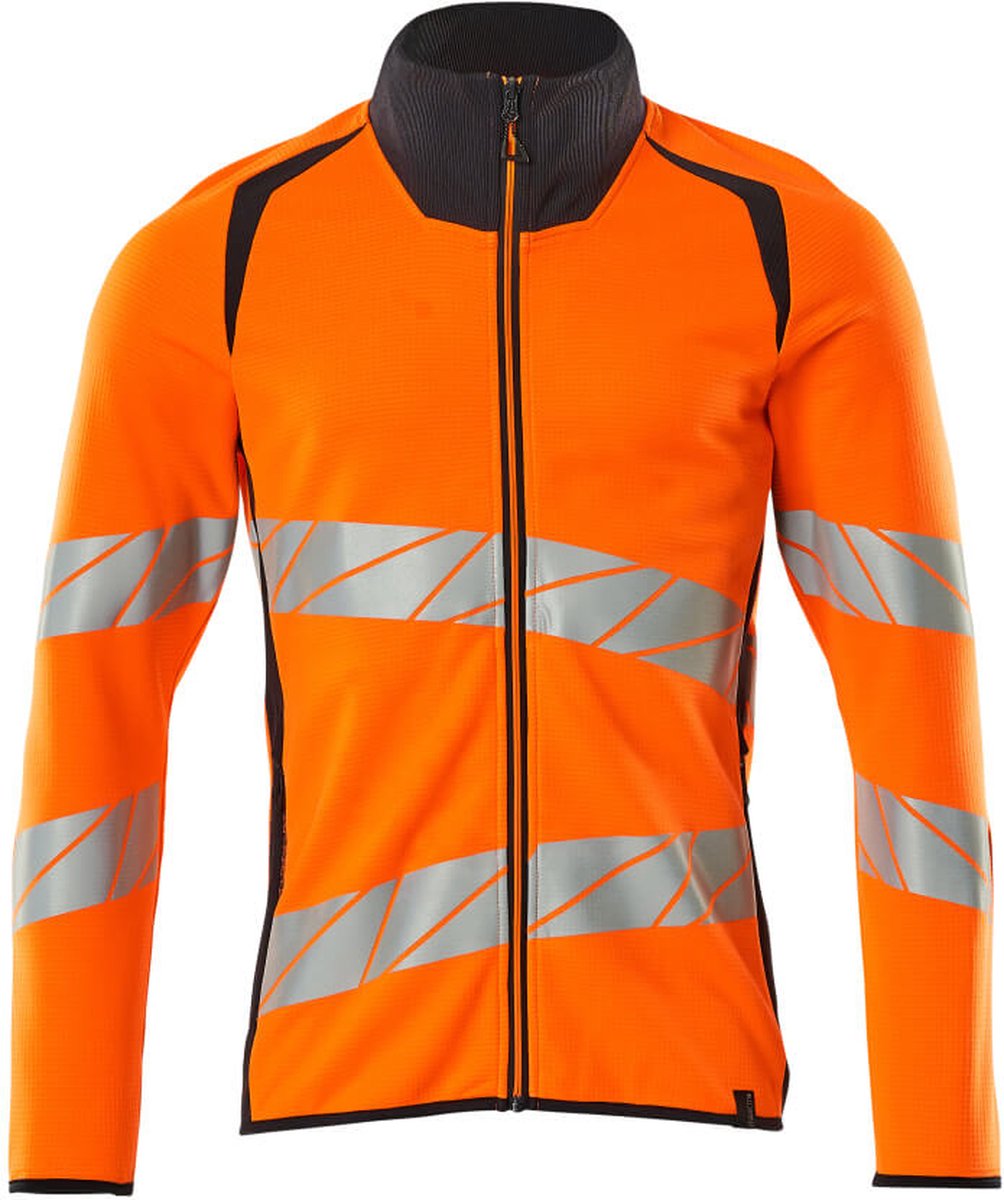 Mascot Accelerate Safe Sweatshirt met rits 19184-781 - hi-vis oranje/donkermarine - 4XL