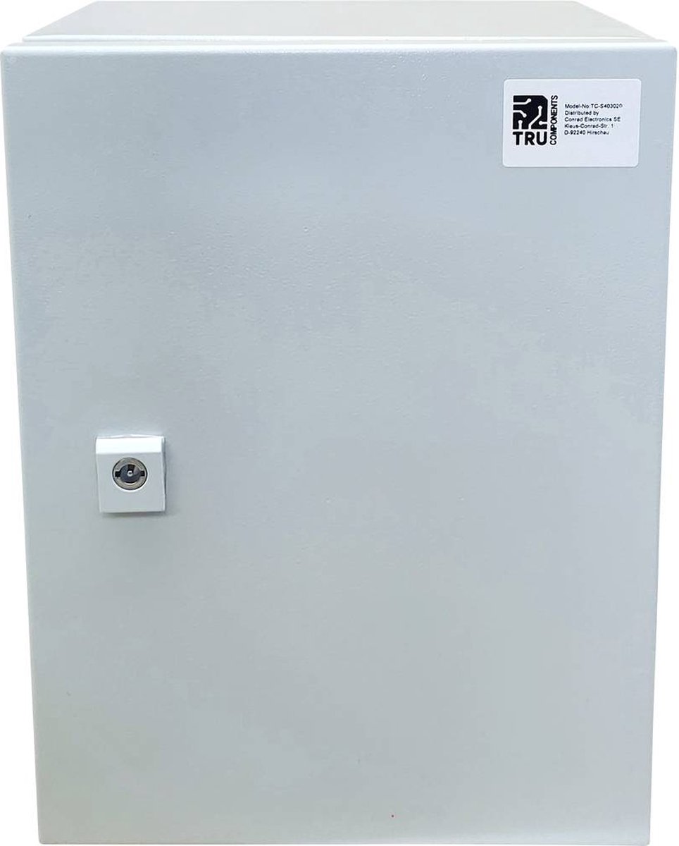 TRU COMPONENTS TC-S403020 Schakelkast 300 x 400 x 200 Plaatstaal Lichtgrijs 1 stuk(s)