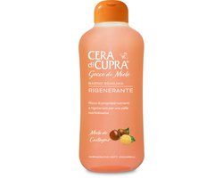 Cera di Cupra - Gocce di Miele: Bagno Rigenerante: een fijne huid herstellend bad- en doucheschuim met Kastanje honing. Rijk aan voedende eigenschappen voor een soepele huid en een heerlijke bosgeur.(fles 700ml).