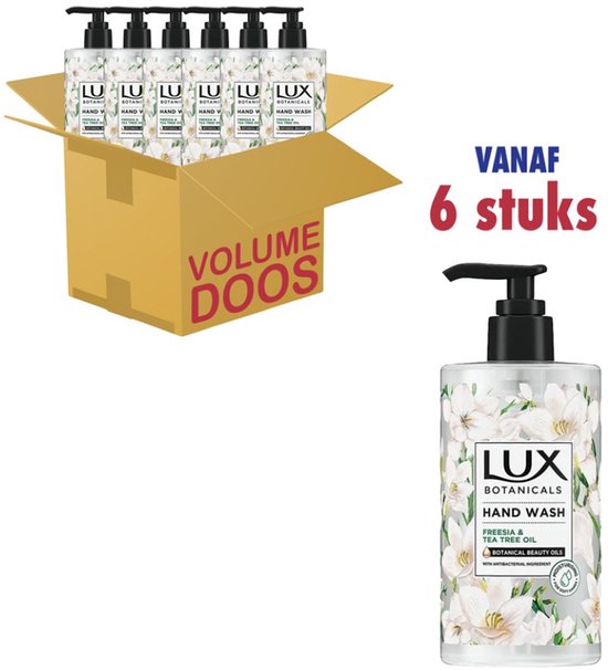 Lux Botanicals Duschgel Freesia & Teebaumöl – 500 Ml, Mit 94% Natürlichen Inhaltsstoffen