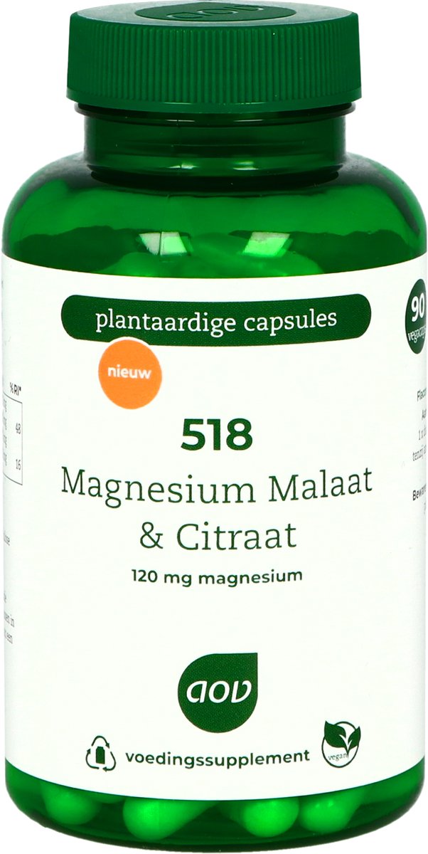 Goedkoopste AOV Magnesium Malaat & Citraat 518 90 capsules