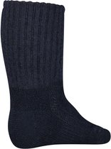 Soga - 2-Pack - Kinder Merino Sokken - Antibacterieel Badstof - Heren / Dames - marine - 31-34 - S22