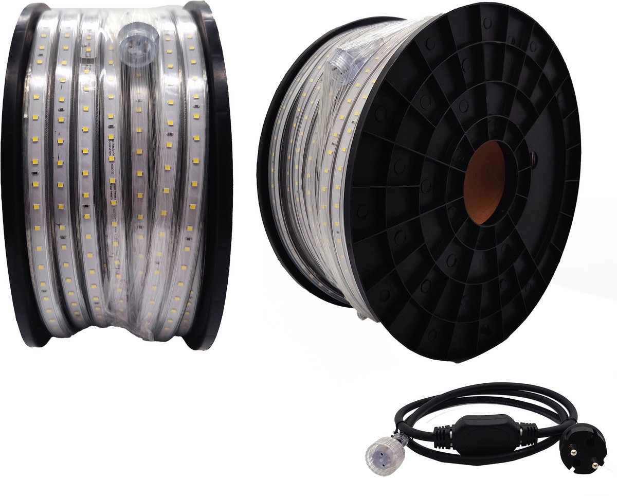 LED's Work LED's strip 50 meter compleet - bouwverlichting - Water- en stofdicht - 40.000 lm - Ledstrip - Led strips - Led-strips