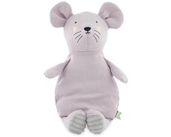 Trixie Knuffel - Mrs. Mouse - Dieren Pluche - Muis - Eerste knuffel voor Baby - 100% biologisch katoen - Groot