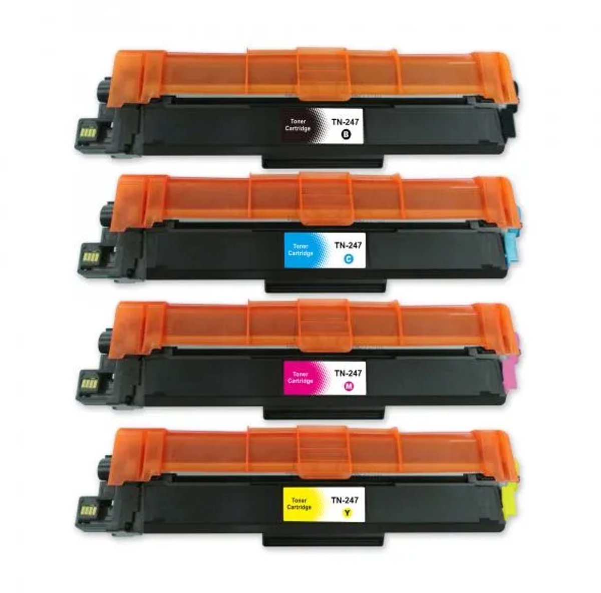 D&C® Tn-243 / tn-247 Alle Kleuren Multipack Huismerk Toners | Geschikt voor Brother DCP-L3510CDW, DCP-L3517CDW, DCP-L3550CDW, HL-L3210CW, HL-L3230CDW, HL-L3270CDW, MFC-L3710CW, MFC-L3730CDN, MFC-L3750CDW, MFC-L3770CDW