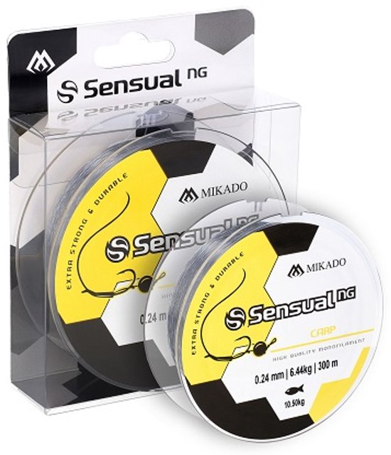 Mikado Karperlijn 0.40 mm - Nylon Vislijn 26.5 kg - Gele Visdraad 300 m voor Karpervissen van Mikado — afbeelding 3