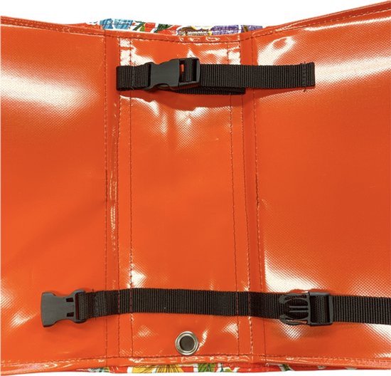 Du Baj Budget L Fortin Orange - Dubbele Fietstas - 45 l - Oranje van Du Baj — afbeelding 4
