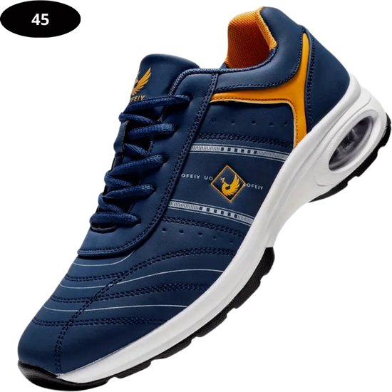 Nivard Golfschoenen Heren - Sneakers - Golfkleding - Golfschoenen Antislip - Waterdicht - Golfen - Marineblauw 45
