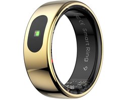 WizBay Premium Select® Smart Ring Goud - Maat 9 - Smart Ring met Hartslag, Slaap, Zuurstof - Multi Sport Modi