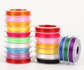 Fil élastique pour la fabrication de perles et de bijoux - Fil nylon - 20 couleurs élastiques - chaque rouleau de 10 mètres - épaisseur 0,8 mm - Fil à enfiler pour Bracelets et Hobby