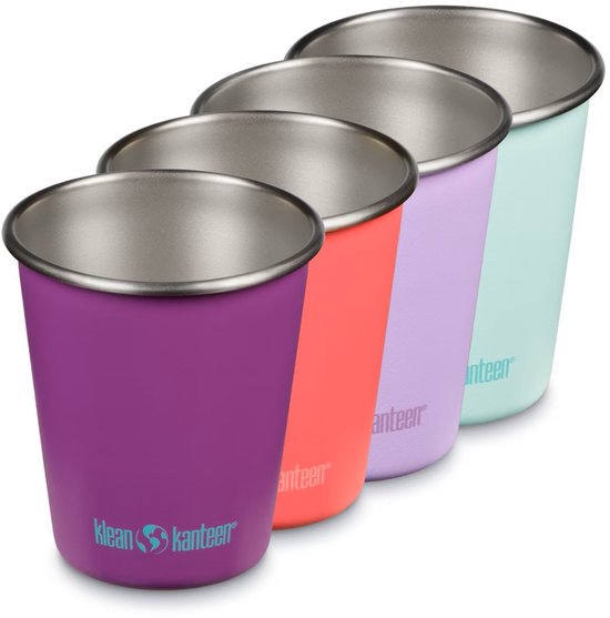 Klean Kanteen - RVS Drinkbeker Set van 4