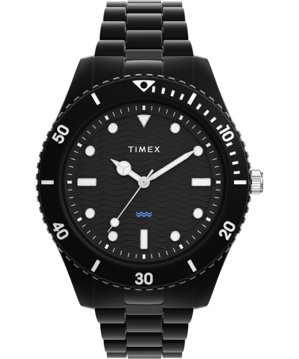 Timex Legacy TW2Y04500 Horloge - Kunststof - Zwart - Ø 42 mm