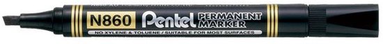 Pentel permanente marker met dubbelpunt, zwart - Clips & Paper Pentel permanente marker met dubbelpunt, zwart - Clips & Paper