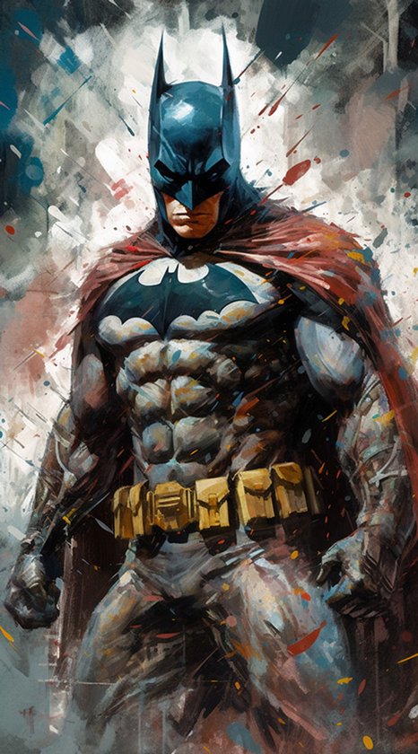 Signs USA - wandbord - dibond - Batman - Film - Movie Hero - 50 x 90 cm