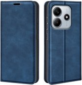 Étui Bookcase de Luxe MobyDefend Xiaomi Redmi Note 14 5G (fermeture magnétique) - Blauw - Étui pour téléphone portable - Étui pour téléphone compatible avec : Xiaomi Redmi Note 14 5G