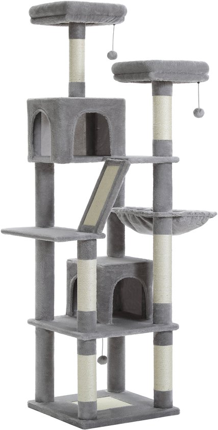 Krabpaal cactus kattenboom, palen, krabpaal voor kleine en grote katten van sisal, 60 x 30 cm