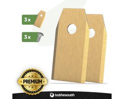 To the South® Universele Robotmaaier Mesjes geschikt voor o.a. Gardena, Husqvarna, McCulloch, Yard Force, Segway, Garden Feelings, Cramer, Ferrex & Florabest - Titanium - 3 Stuks