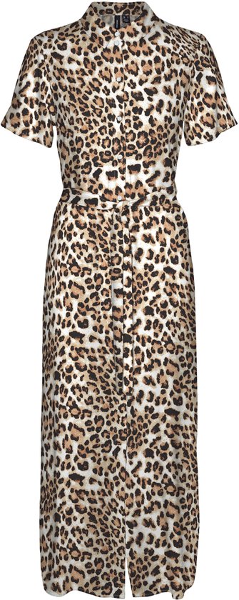 VERO MODA - VMEASY JOY S/S LONG SHIRT DRESS WVN GA - Dames - Maxi jurken