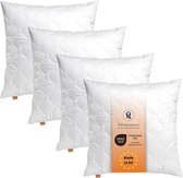 Bol.com sleepling set van 4 Basic 100 kussens 50 x 50 cm sierkussens bankkussens Ökotex wasbaar tot 60 graden Made in EU vulling... aanbieding
