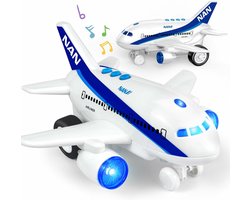 Aviation Airplane - Speelgoed vliegtuig v.a. 3 Jaar Met Licht En Geluid - incl. batterijen