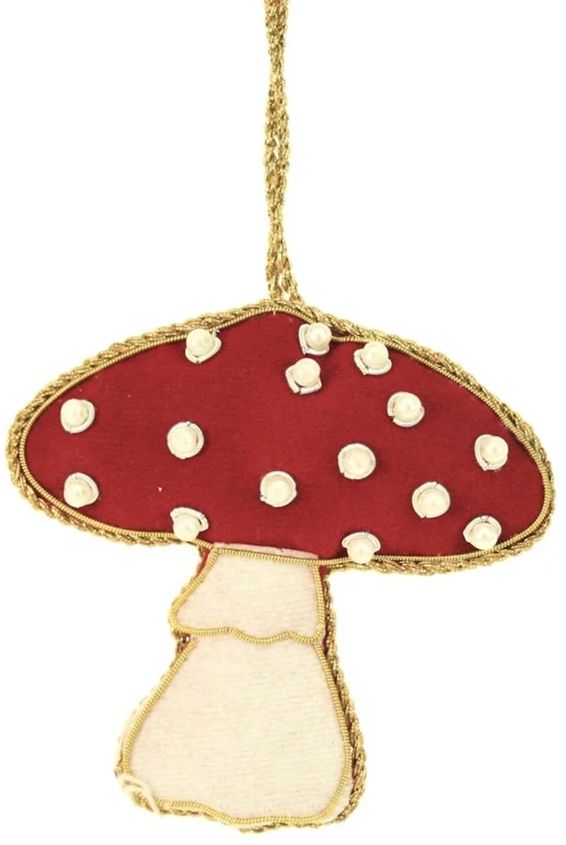 Paddestoel Ornament 8,1x7,6cm