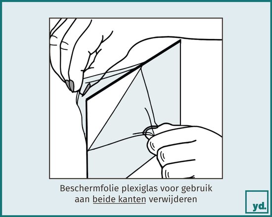 Cadre Photo Your Decoration Evry - 35x35cm - Zwart Mat