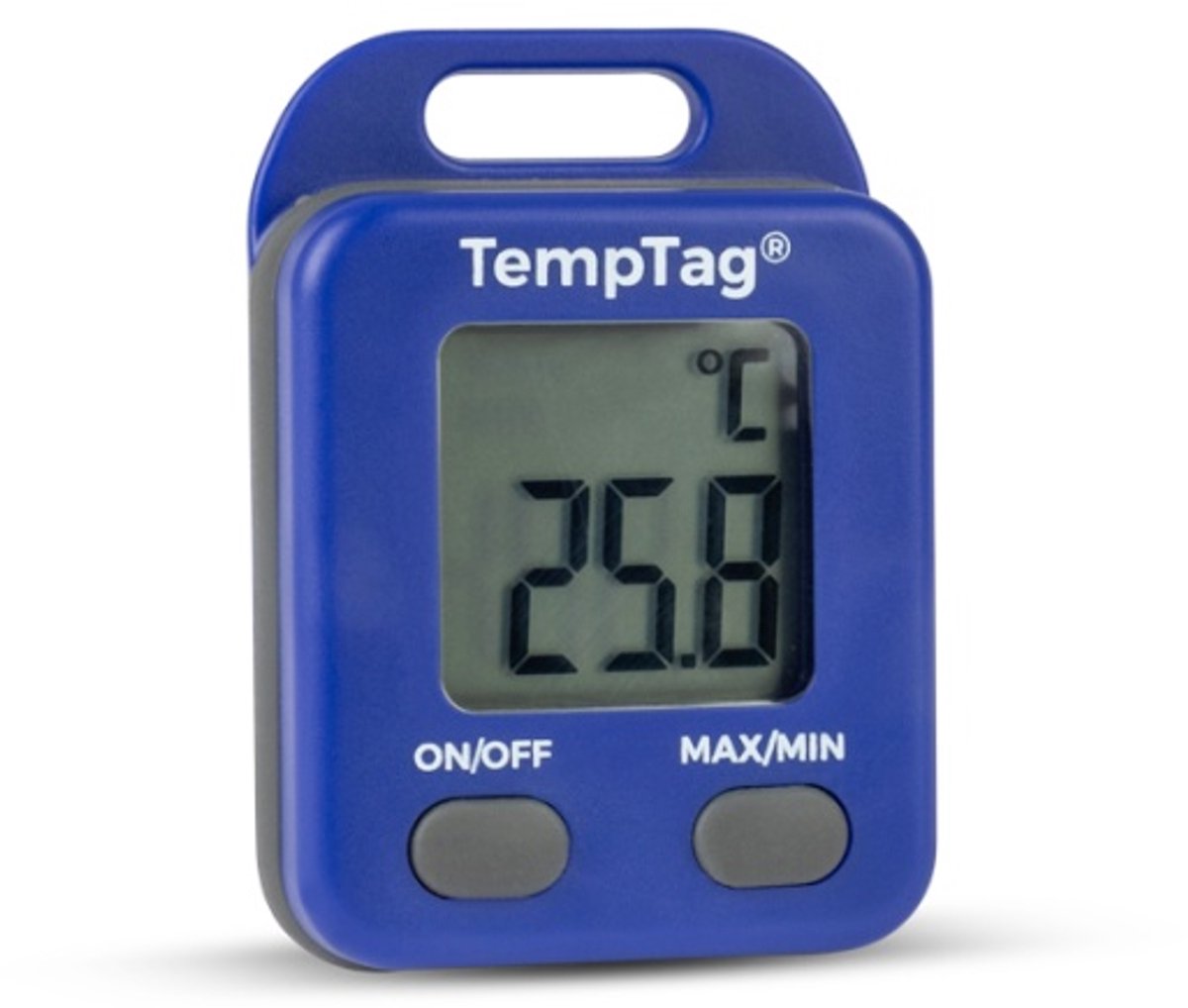 ETI - 'Temptag' Sleutelhanger Thermometer - Max/Min Functie - IP65 - Blauw