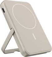 Fresh 'n Rebel Magnetische Powerbank Draadloos - 5000 mAh – Geschikt voor MagSafe - Powerbank - Silky Sand