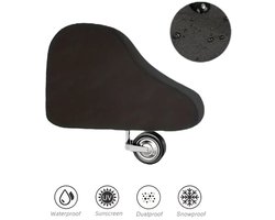 Ultiluxe® Disselhoes universeel - Zwart - Waterdicht - UV en regenbestendig - Beschermhoes voor caravan, aanhanger, trailer - 95 x 65 x 15 cm - Trekhaakhoes - Caravanhoes - Caravankoppeling - Koppeling accessoire - Disselbescherming