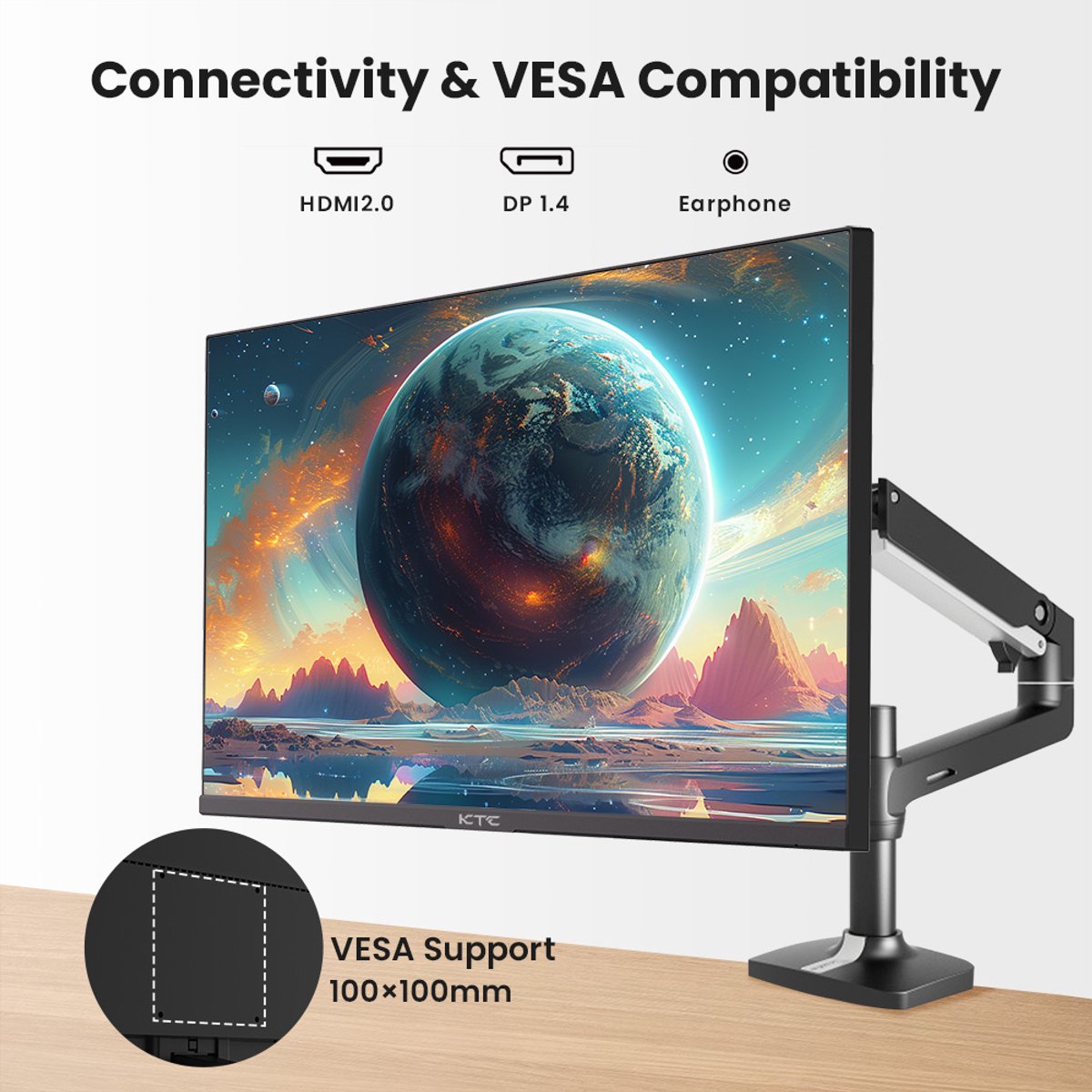 KTC H27T27 - 27" QHD Gaming Monitor thumbnail 5